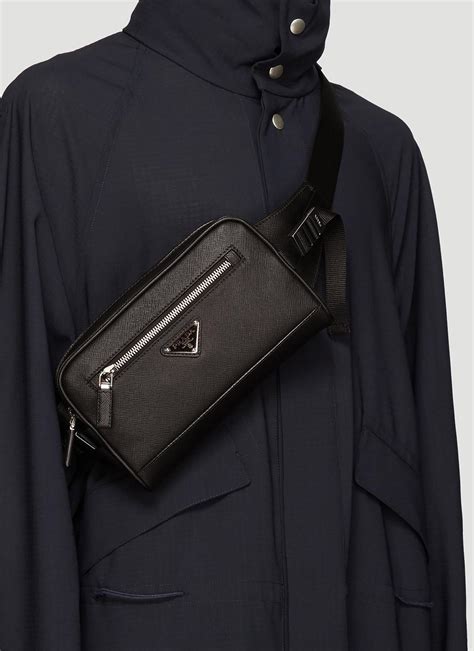 prada mens belt black|Prada men's belt bags.